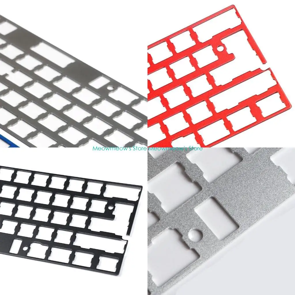 

W91A Anode Aluminum Concurrence Positioning Plate Support ANSI for GH60 Poker2 PCB 60% Keyboard DIY