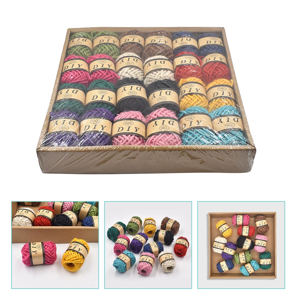 

Hemp Rope 10Meters Diy Craft Packaging String For Wedding Party Christmas Scrapbook Mug Gift Wrapping Reusable Durable