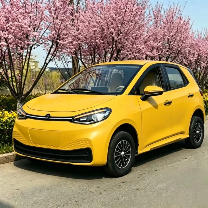 new energy vehicle, cute left-hand drive car, women's version, driving range 401-500 kilometers