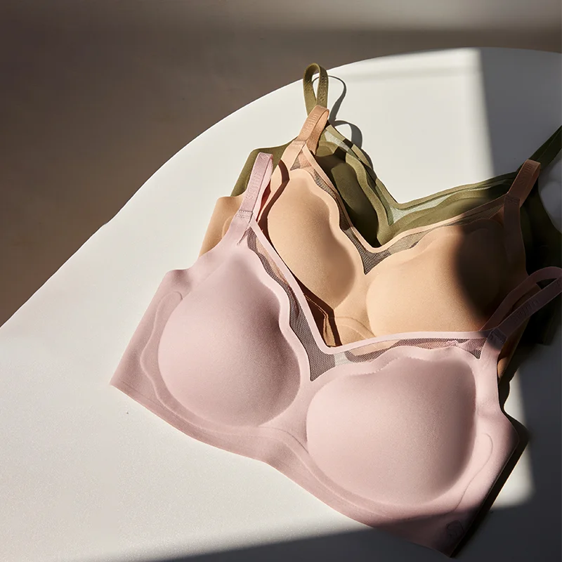 SUJIIN Seamless Bras for Women Push Up Wireless Comfortable Bra Female Soft Support Thin High Quality Bralettes Woman MX228