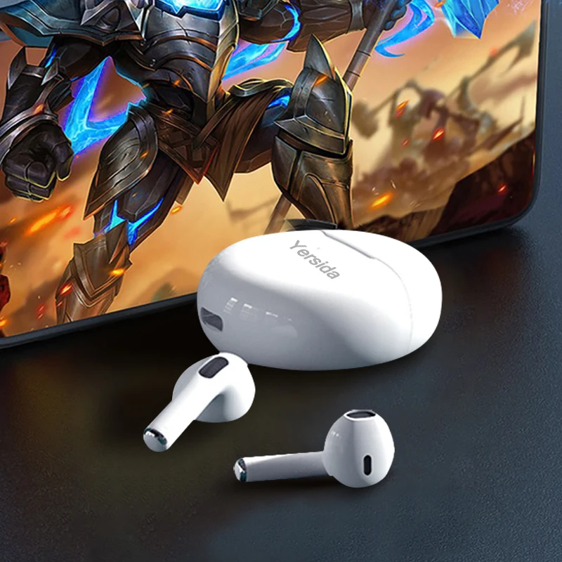 Yersida HT38 TWS Earphone Wireless Bluetooth HeadphonesTouch Mini Headset Dual Mic Stereo Earbuds Suitable for Apple And Android image 5