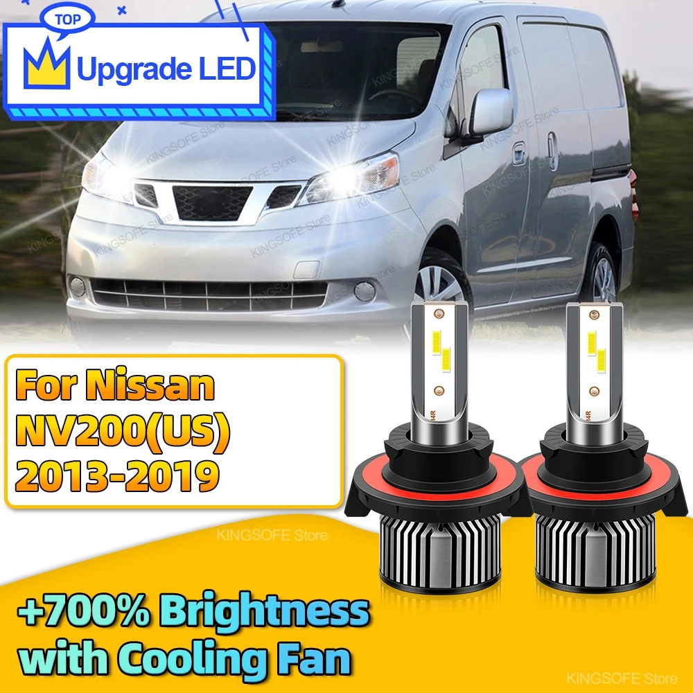 Car Headlight 9008 LED Bulb H13 CSP CHip Canbus Auto Lights 30000LM For Nissan NV200(US) 2013 2014 2015 2016 2017 2018 2019