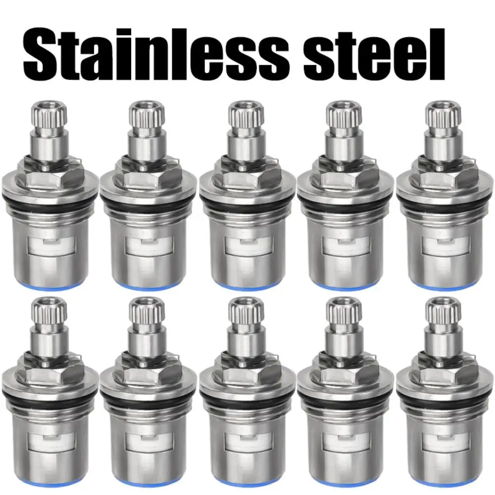 New Stainless Steel Faucet Valve Core Universal Rust Resistant Faucet Cartridge Easy Installation Faucet Replacement Sink Faucet