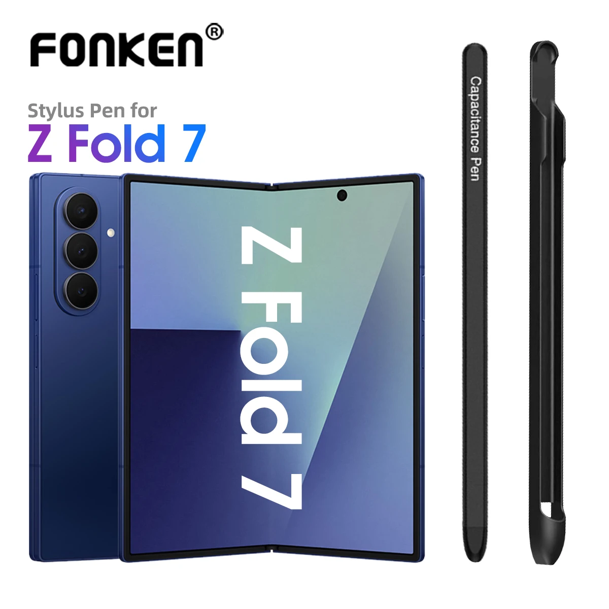 For Samsung Fold7 Stylus Pen Capacitance Pen S Replacement Touch For iPad Tablet Smartphone For Z Fold7 Screen Pen With Pen Slot