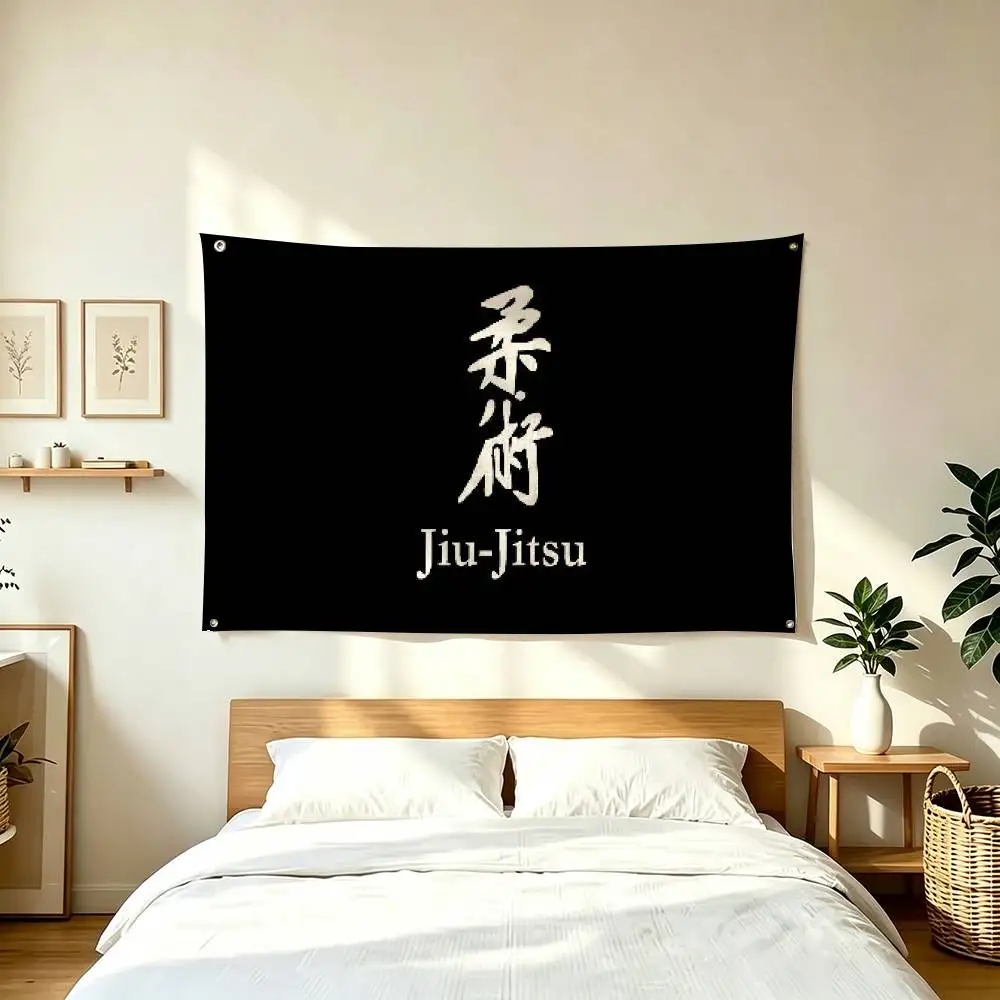 B-Brazilian Jiu-Jitsu Graphic  Flag Suitable For Party Club Outdoor Interior Wall Decoration Banner Fans Gift