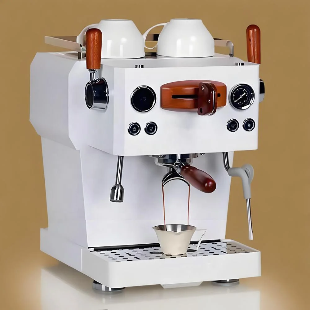 

In Stock Stepless Pressure Control PID Pre-soaking System Pressure Gauge Espresso Electric Coffee Machine