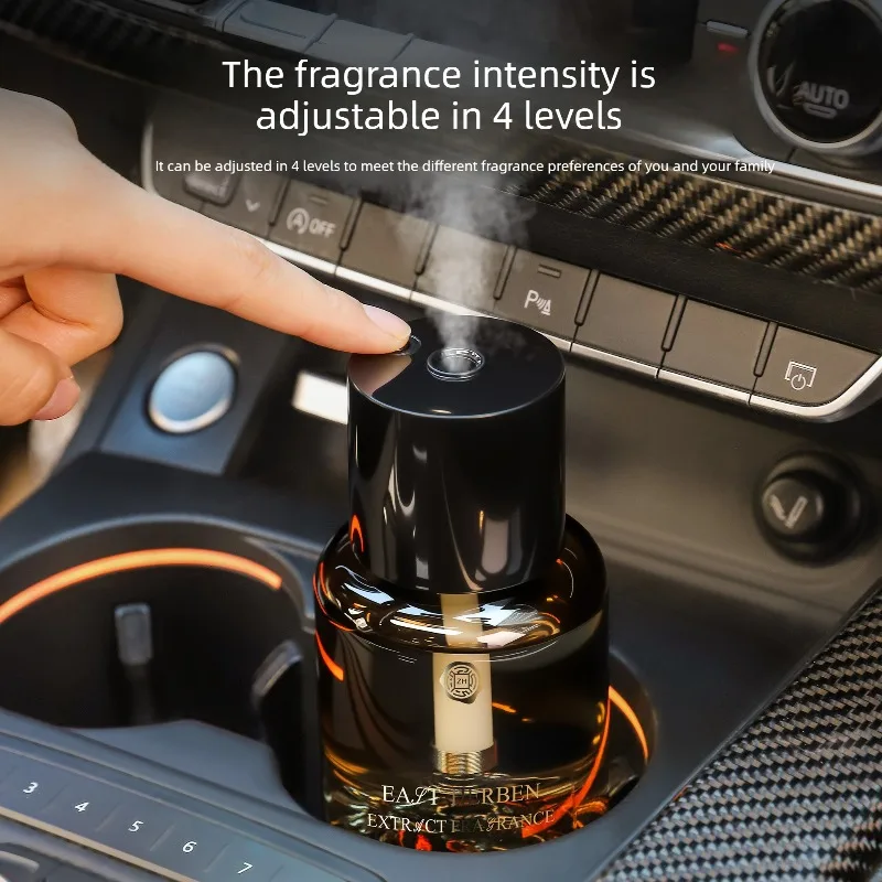 ZuoHe Light Luxury Car Aroma Diffuser,Gardenia Green Tea Cologne Perfume,Long-Lasting Fragrance,Home Interior High-end Decor
