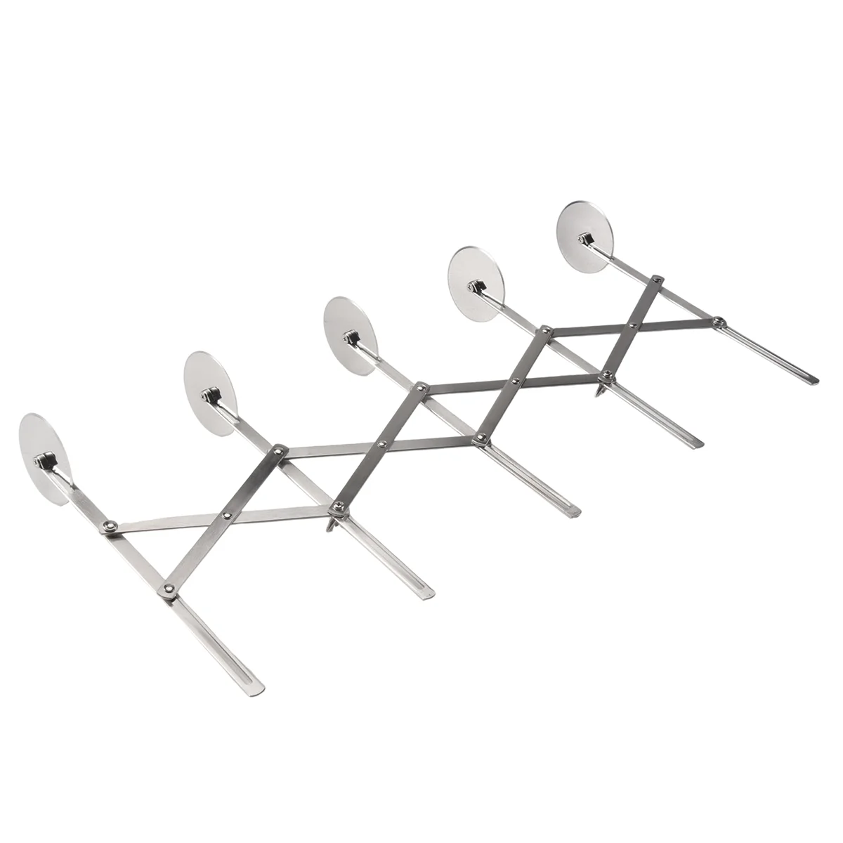 NN89R 5륜 페이스트리 커터 피자 커터 멀티 휠 반죽 커터 확장형 피자 슬라이서 베이킹 커터 롤러 페이스트리 나이프