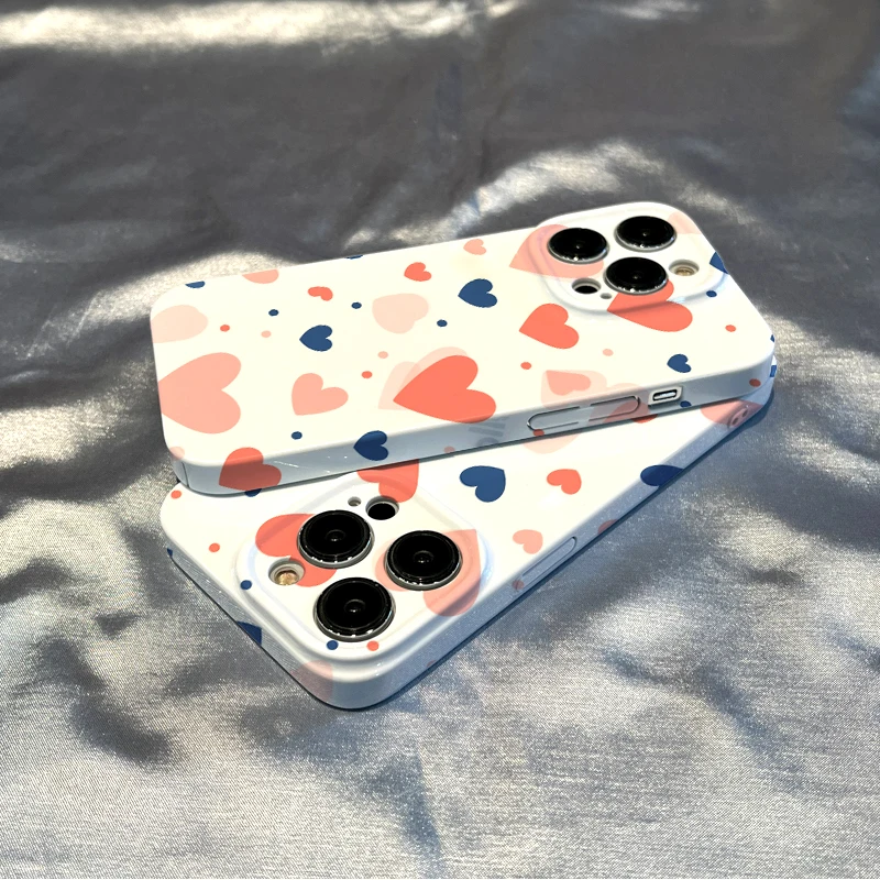 Surprise price case iphone 14 pro max fundas 12 Pattern PVC Love