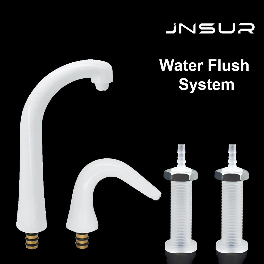 JNSUR Dental Flushing Water Supply Pipe Tube Elbow Flushing Sputum for Unit Access Spittoon Comprehensive Machine Accessories