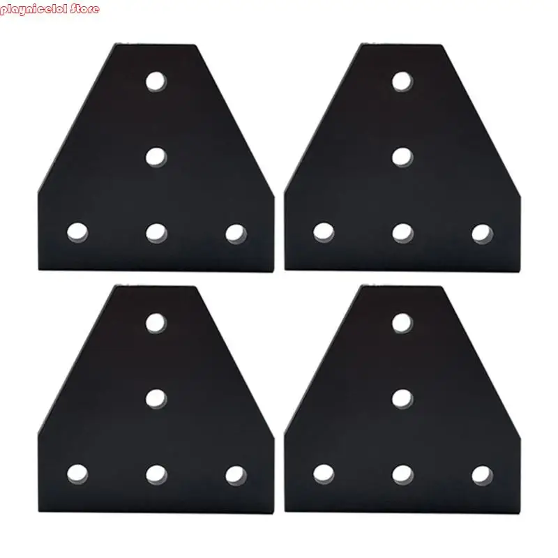 

E8ba 4pcs угловой кронштейн подключаемого кронштейна Алюминиевый профиль кронштейна пластины угловой угловой пластин Внешний