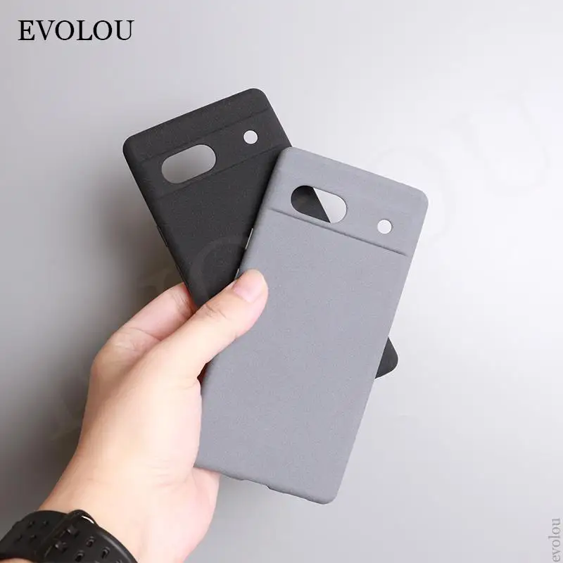 For Google Pixel 7 8 Pro Ultra Thin Matte Sandstone Soft Silicone Bumper Cover For Pixel 7A 6A 6Pro 5A 4A 5 4 XL Proetction Case