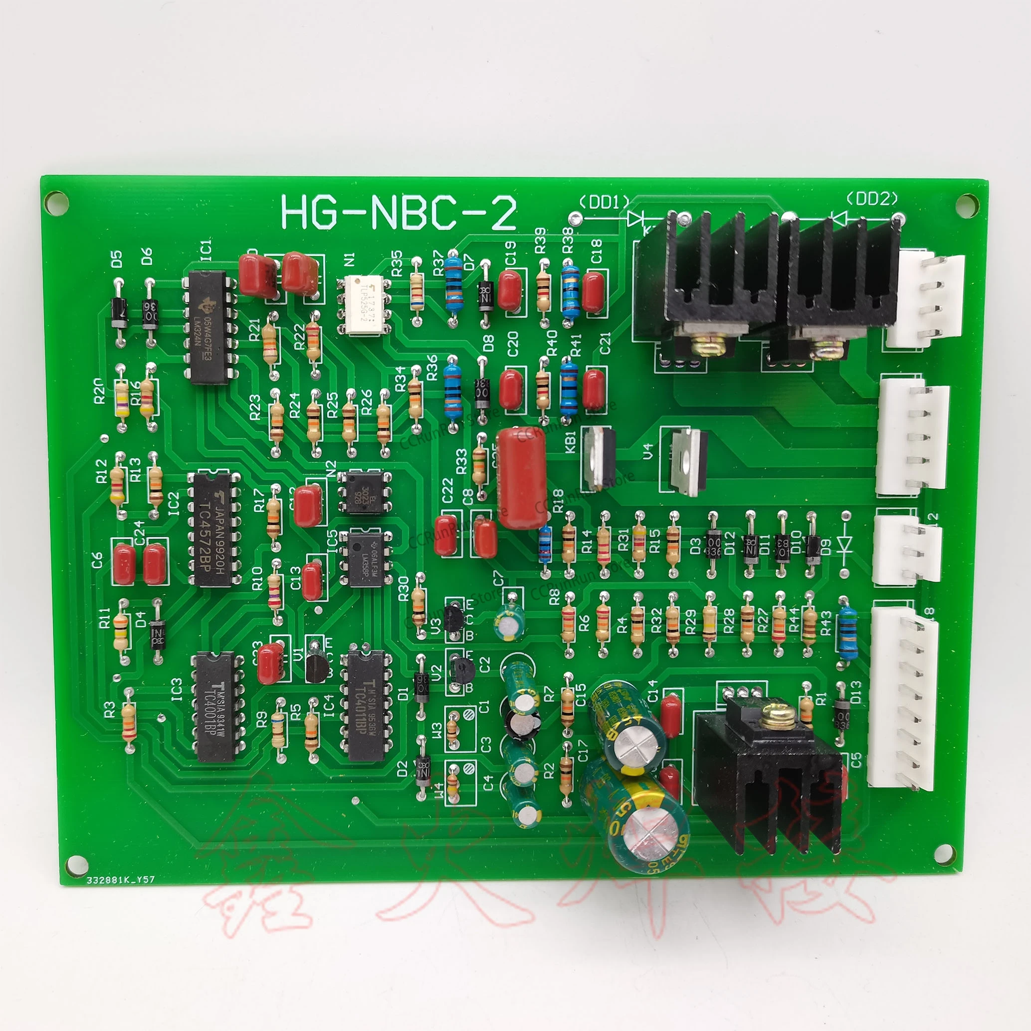 Плата управления для газовой сварки Tap Gas Shielded Welding Control Board HG-NBC-2, основная, для аппаратов NBC-250/500/350, вторичная.