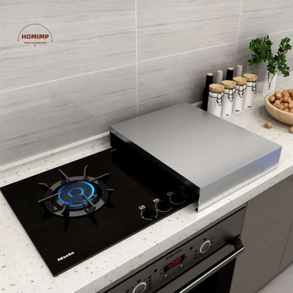 

Stainless Steel Stove Top Cover Anti-rust Protective Plate Gas Stove Top Burner Bracket High Load-bearing Surface Smooth
