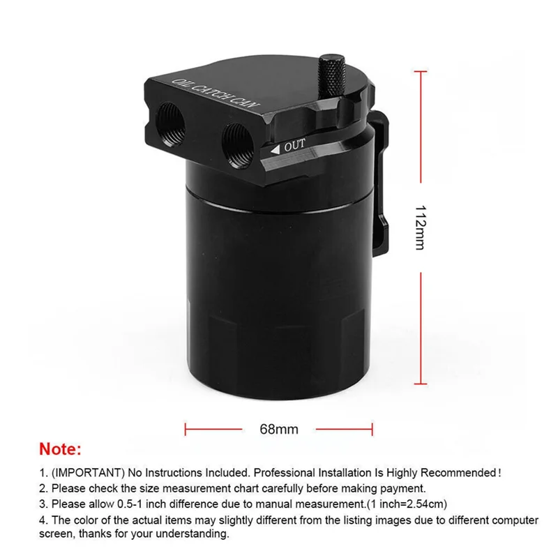 Tangki Penampung Kaleng Penangkap Minyak Kit Kaleng Penangkap Minyak untuk Ford F150 5,0L Raptor 2,7L 3,5L Ecoboost