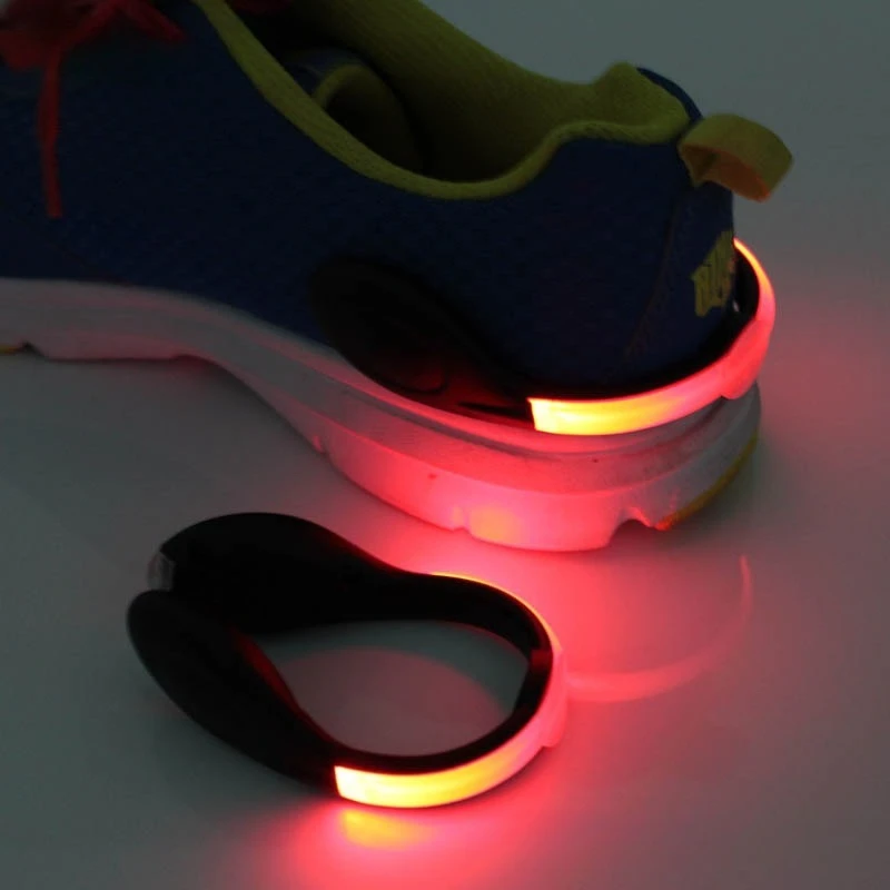 1pc Reflective Running Sports Safety Warning Light LED Cycling Shoe Light Outdoor Night Running Equipment