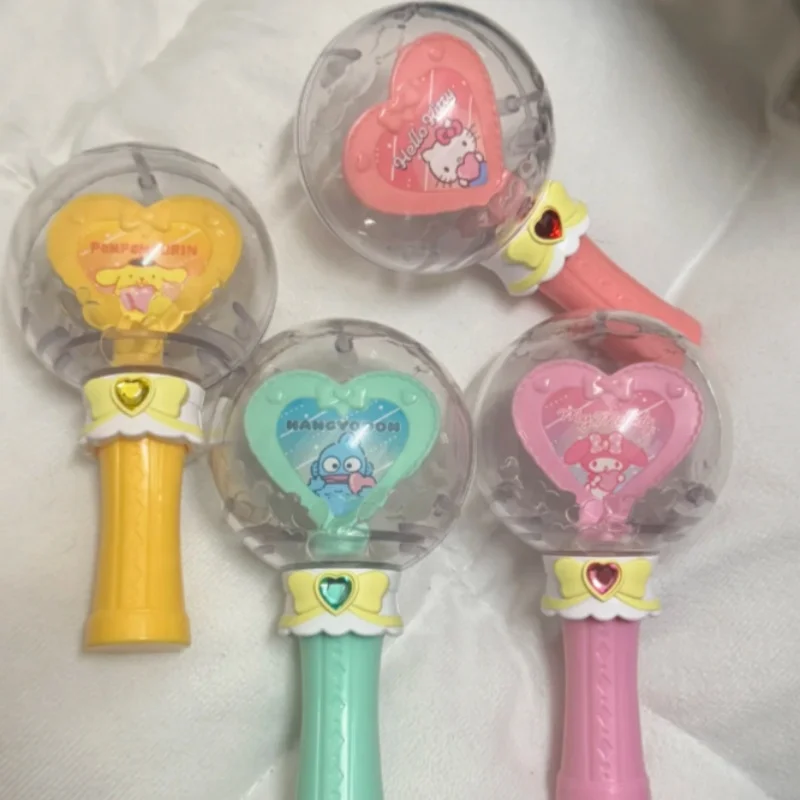 

Коллекционная серия игрушек Bandai 1: Флуоресцентный стик-фигурка в кристаллическом шаре Sanrio, в форме половинки рыбьего яйца, серия Hello Kitty