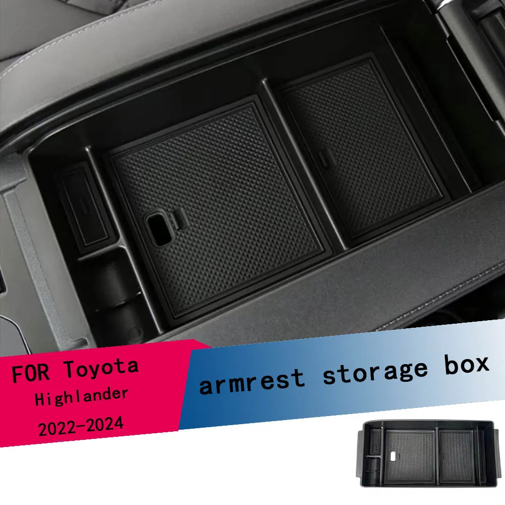 

FOR Toyota Highlander 2022-2024 armrest box storage box central control storage box