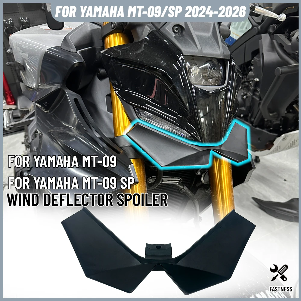 Front spoiler Lower spoiler lower lip MT09 /MT09 SP GEN 4 2024-2026 GP WING DOWNFORCE NAKED FRONTAL SPOILERS For YAMAHA MT-09 SP