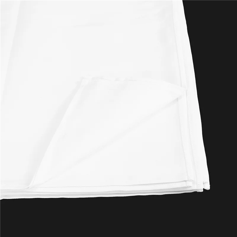 

A27U New 24Pcs Cotton Restaurant Dinner Cloth Satin White 50X50cm High-End Hotel Napkin