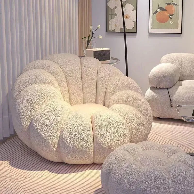 Wohnzimmer Sitzsack-Sofas Outdoor Gepolsterte Couch Moderne Sitzsack-Sofas Flauschige Lounge Möbel für die Wohnzimmer Hotelmöbel