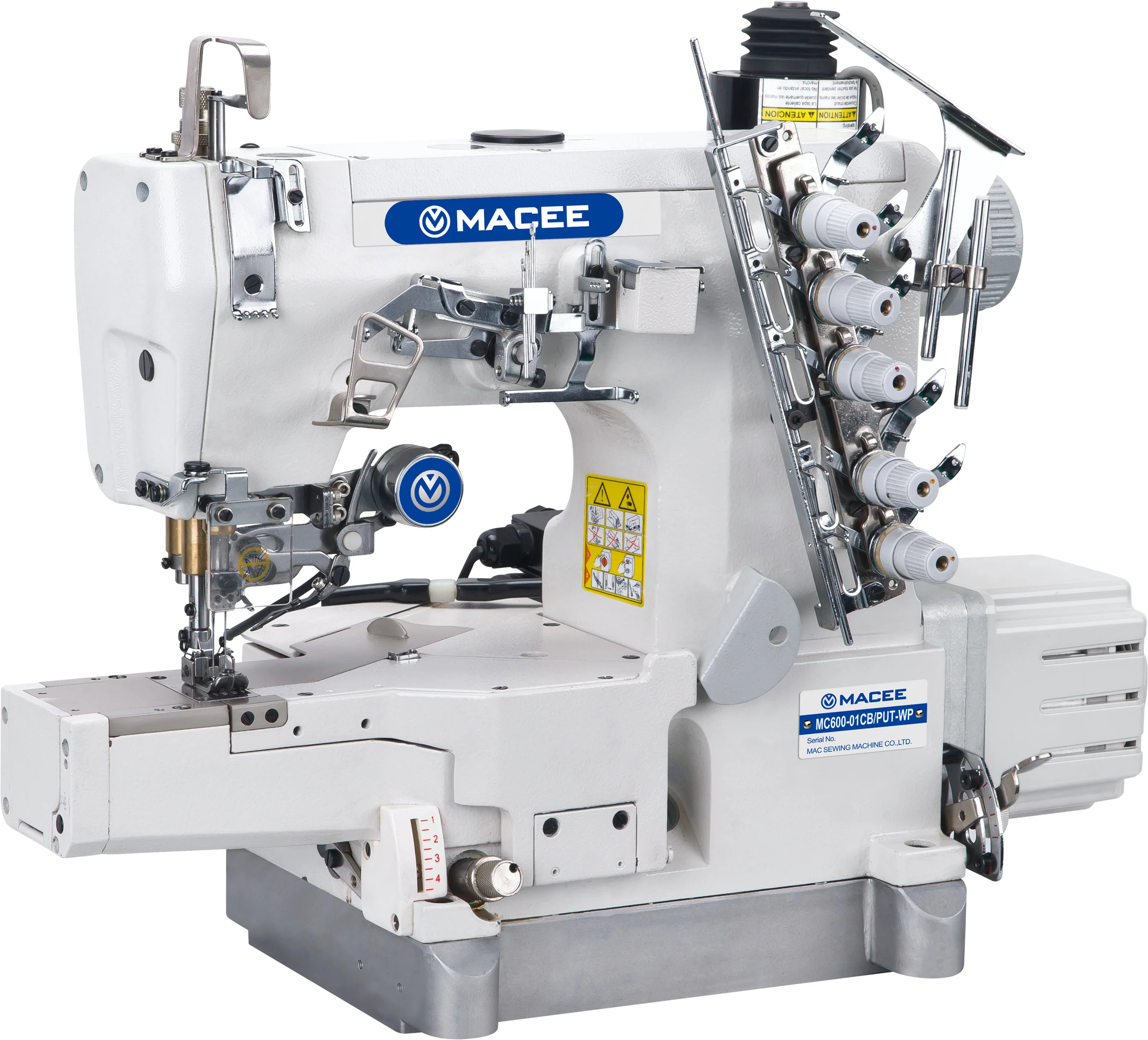

MC 600-01CB-PUT-WP Высокоскоростная цилиндрическая кровать с прямым приводом, пневматический триммер, швейная машина с блокировкой и автоматическим стеклоочистителем ниток