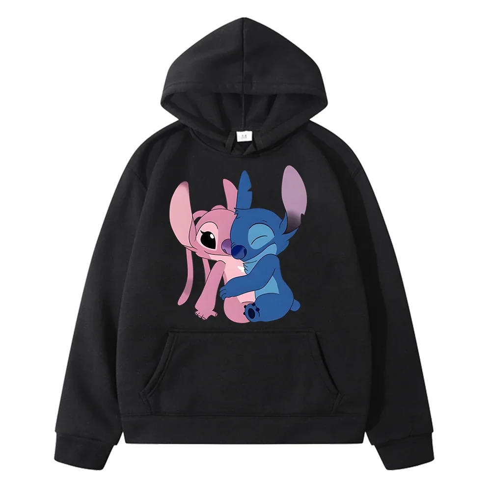 Stitch Disney Anime hoodie Casual Sweatshirt boys Fleece Pullover y2k sudadera disney print Hoodies Jacket kids clothes girls