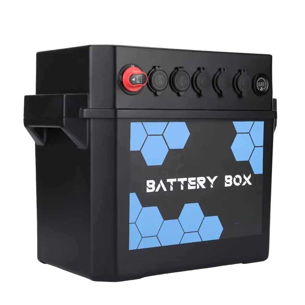 

Lithium Lifepo4 Battery Box for Panel Control Solar Generator Car Charger Lithium 12v Pila De Gel 12 Voltios 12,8v 100 Ah