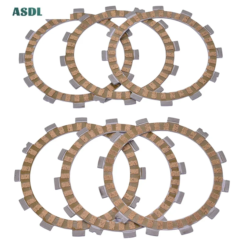 

Motorcycle Friction Clutch Plate Kit For SUZUKI GT185 TS185ER DR200K GT200 GSF250 Bandit GSXR 250 LT-F250 160 TS250X GP125 RG125