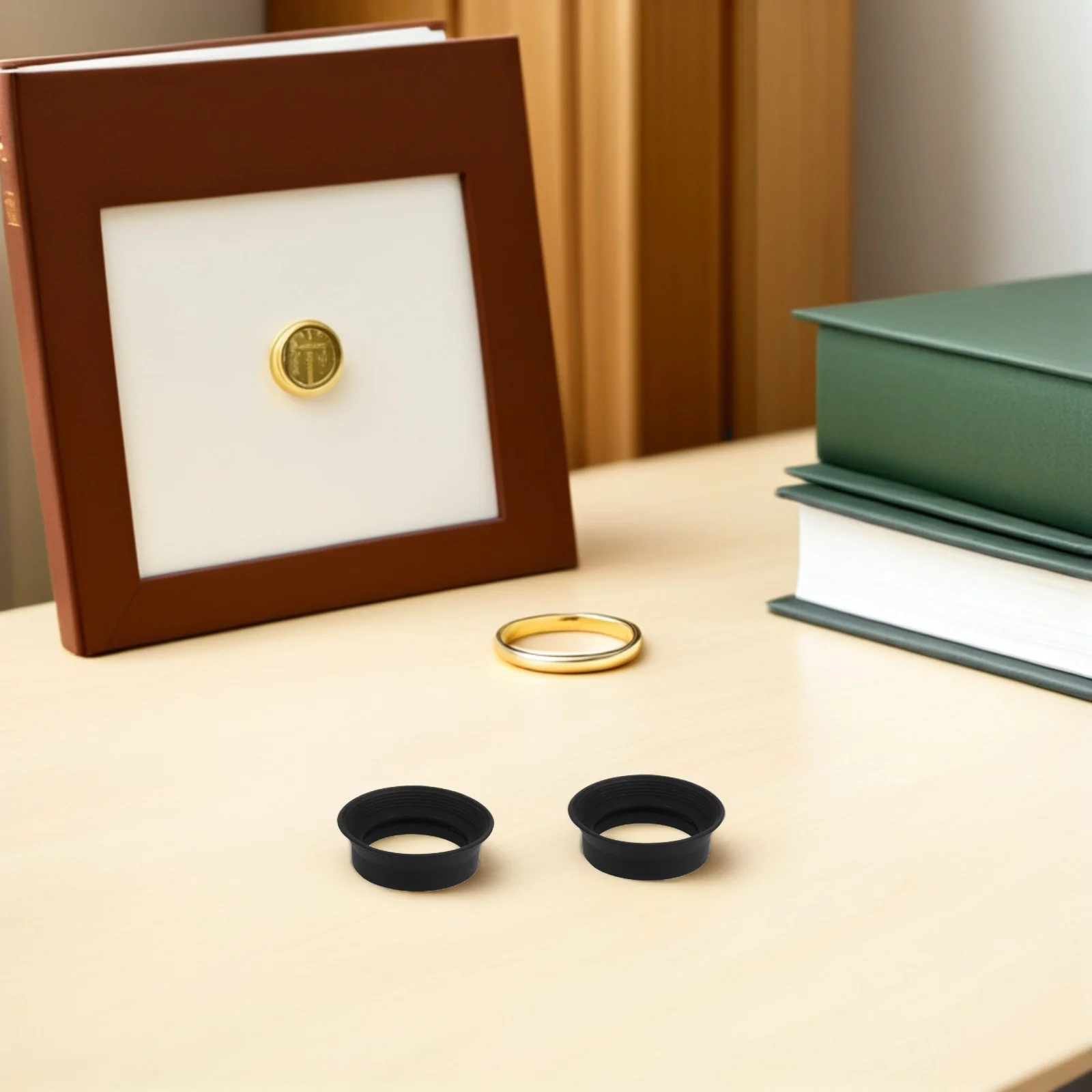 

4Pcs Telescope Eyepiece Protective Covers Soft Rubber Eye Cups Comfortable Fit for Astronomy Stereo Microscope Replacement Caps