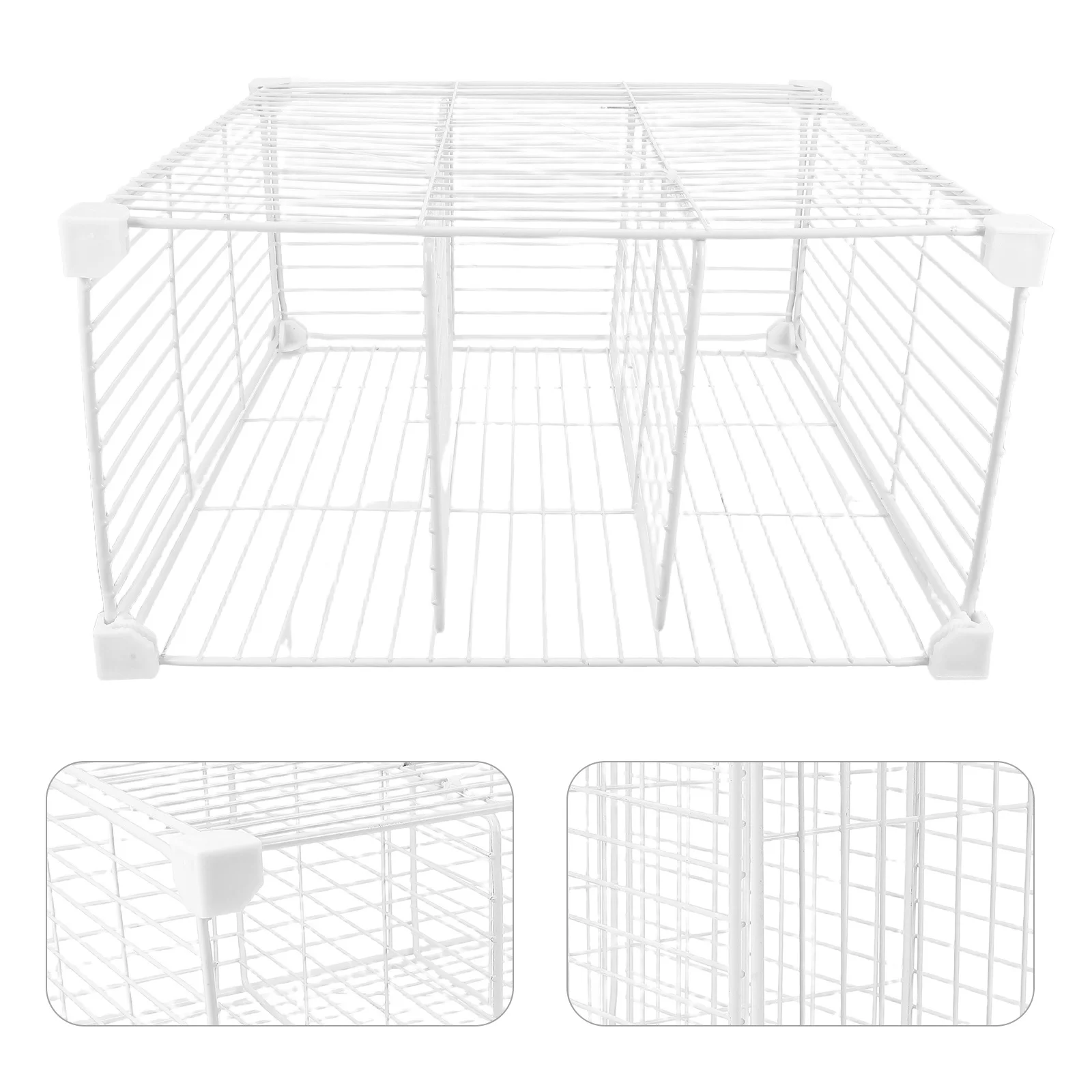 

Chest Freezer Crates Heavy Duty Iron Grids Modular Divider For Food Storage Space Saver Deep Freezer Organizer Bins