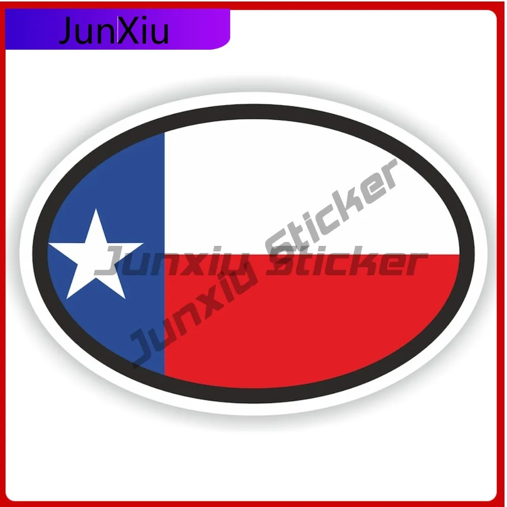

Texas Flag Oval Sticker Waterproof Decals X 500 Motorcycle Flag Sticker Camping Car Cover Suv Waterproof Outdoor Decals Accessor