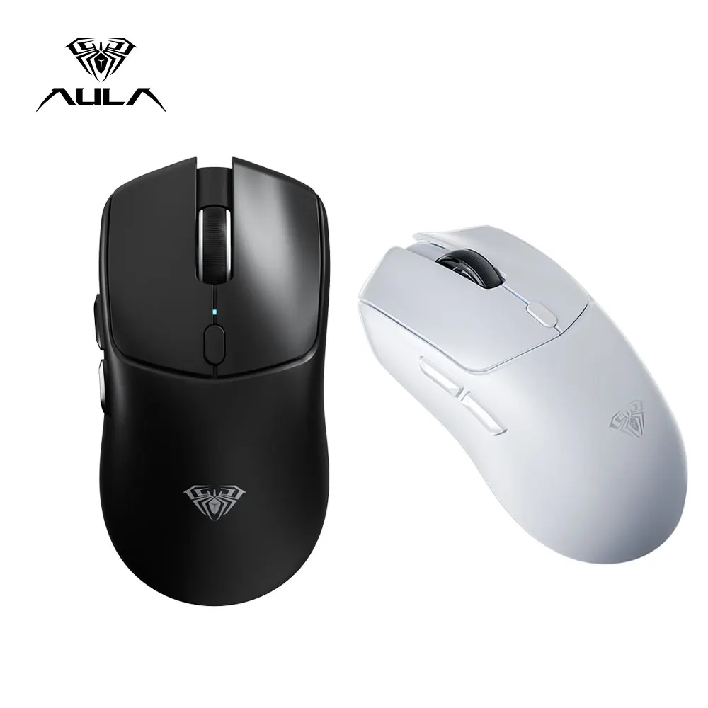 AULA SC580X Wireless Mouse Tri-mode Rechargeable Ergonomic 12000 DPI Lightweight Gaming Mouse for PC Computer Gamer Accessories