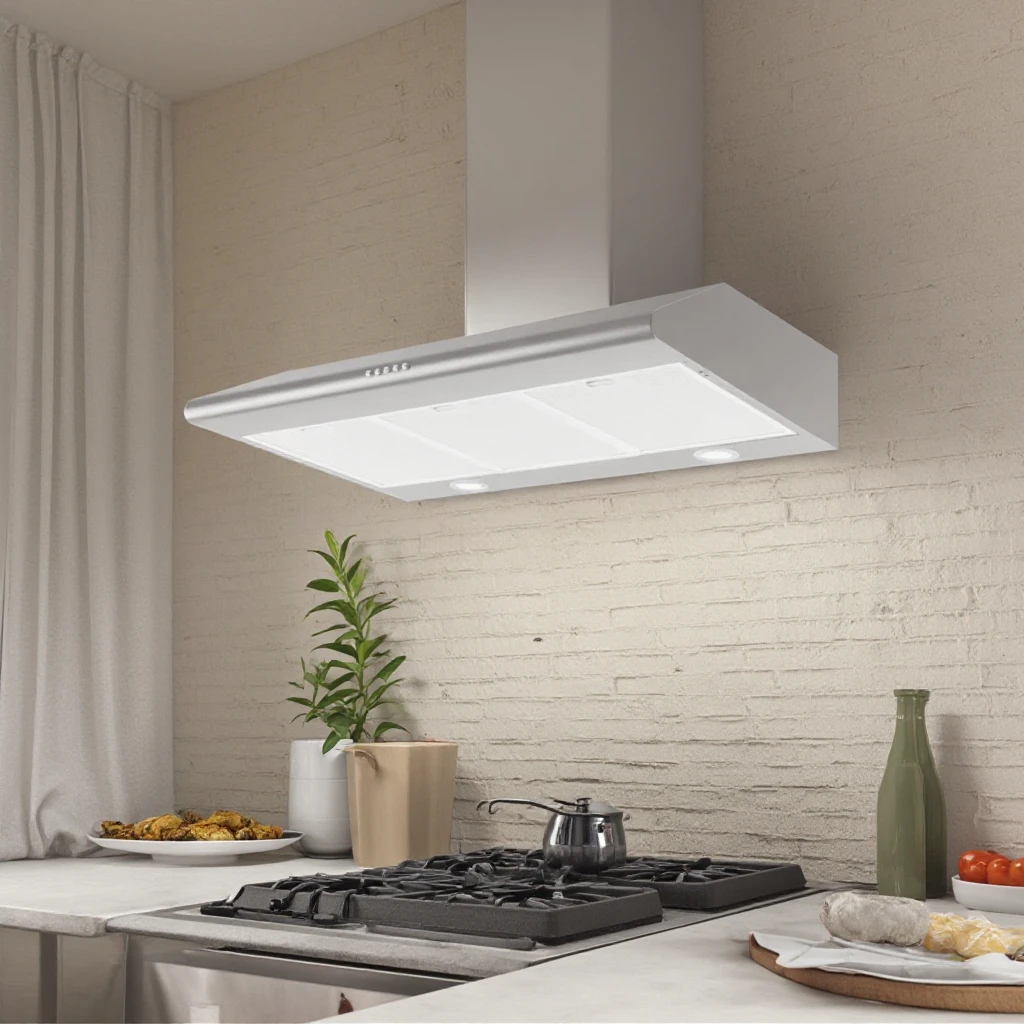 ALK 80cm電動ステンレス製レンジフード、キッチン家庭用電気調理器フード