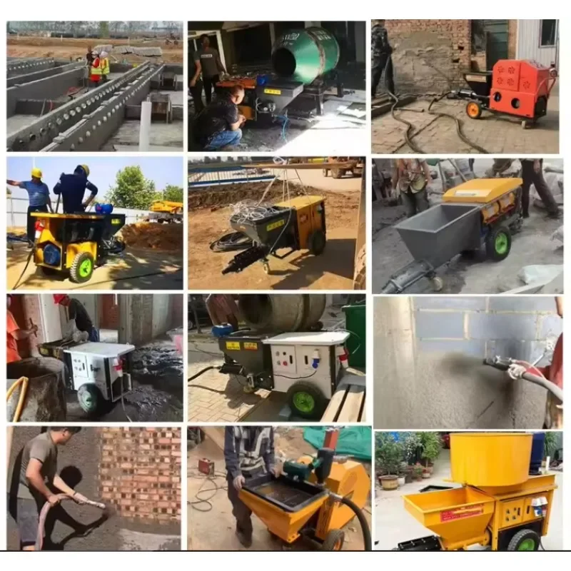 مضخة الجص هاون رذاذ آلة السعر الاسمنت هاون آلة رش الاسمنت البخاخ مضخة الجص هاون آلة رش السعر