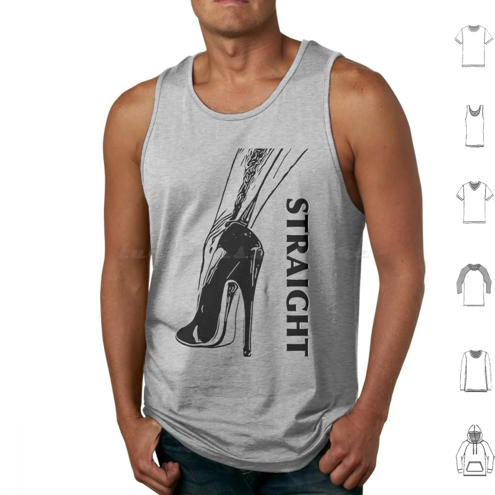Straight * High Heels Tank Tops Vest Sleeveless High Heels Straight Shoe Woman Female Heel Highheel Mistress Slave Sm Sadomaso