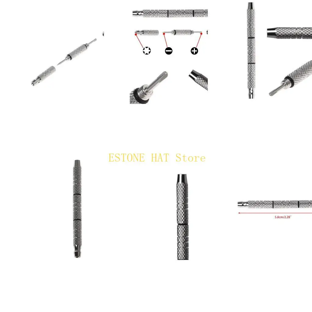 49MF 4 in 1 Screwdriver Watch Glasses Repair Tools Aluminum Steel Portable Mini Kits