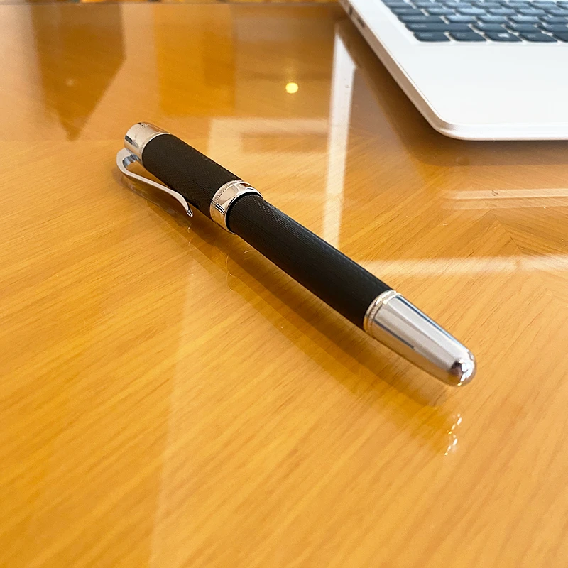 Luxury Black Classic Fountain Ball Pen, Signature Pen, School Writing Supplies, Office Stationery, 100% Brand New, 58859