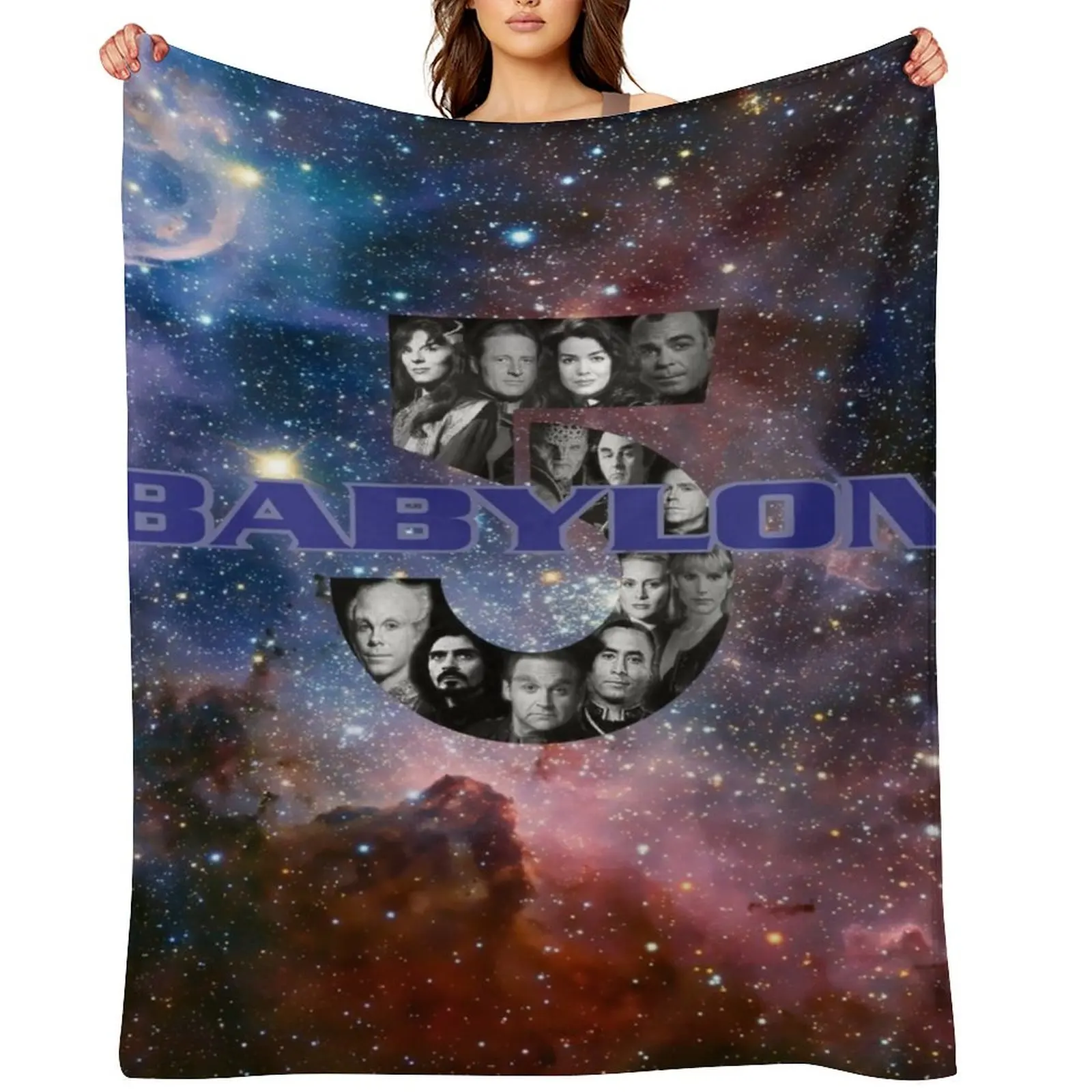 Babylon 5 Throw Blanket christmas gifts Comforter Beach Fashion Sofas Blankets