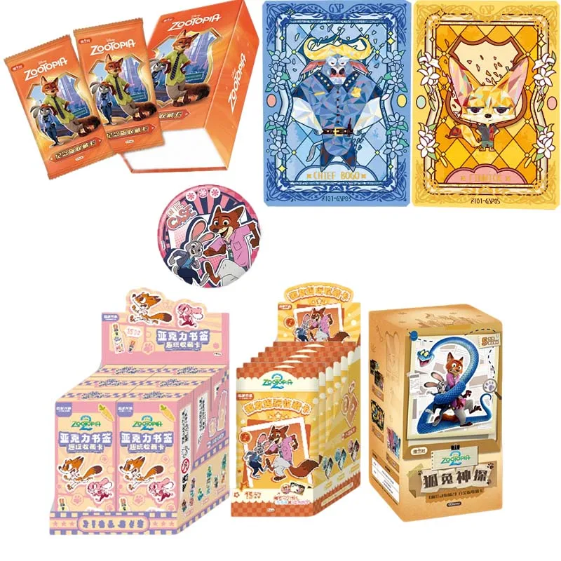 

Card.Fun Disney Genuine Zootopia 2 Commemorative Edition Collectible Cards Judy Hopps Nick Wilde Game Anime Peripheral Gift