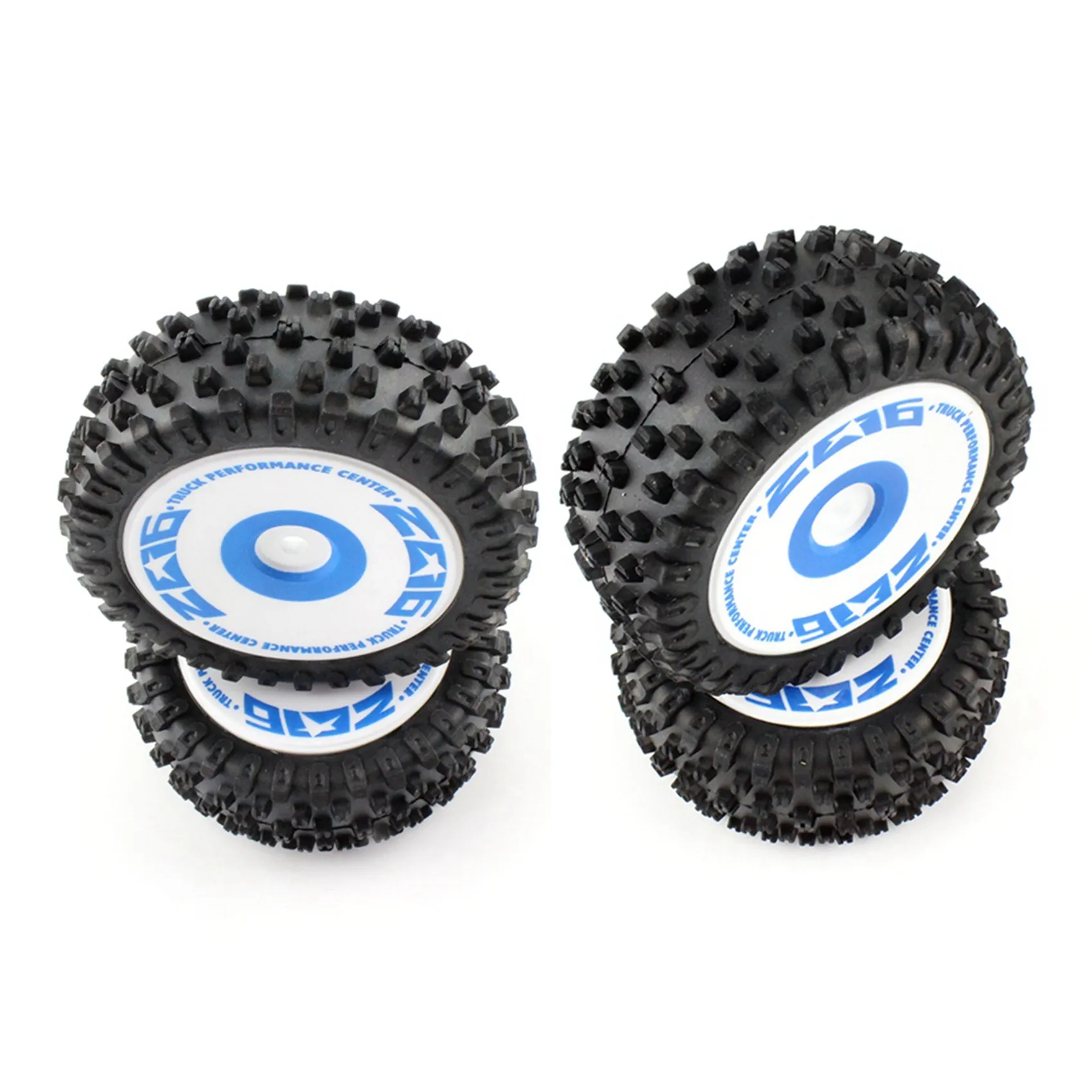 8Pcs Front And Rear Tires Wheel Tyre For Wltoys 124017 1/12 RC Car Upgrade Parts Spare Accessories view 3