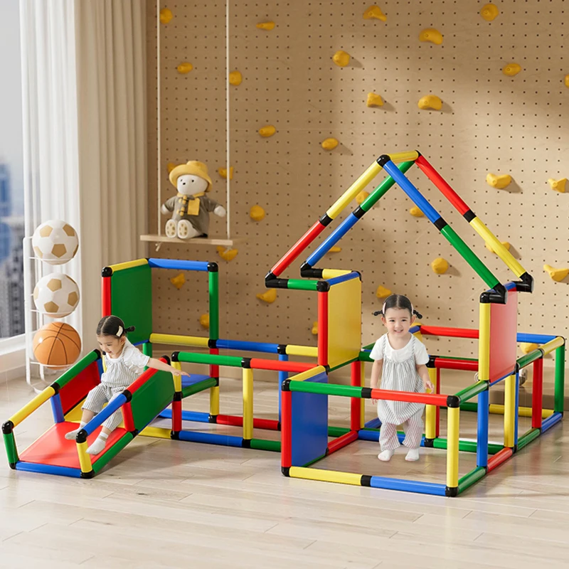 Montessori Integrated Training Equipment Set New Style Indoor Play Slide Kids Climbing Combination Equipment