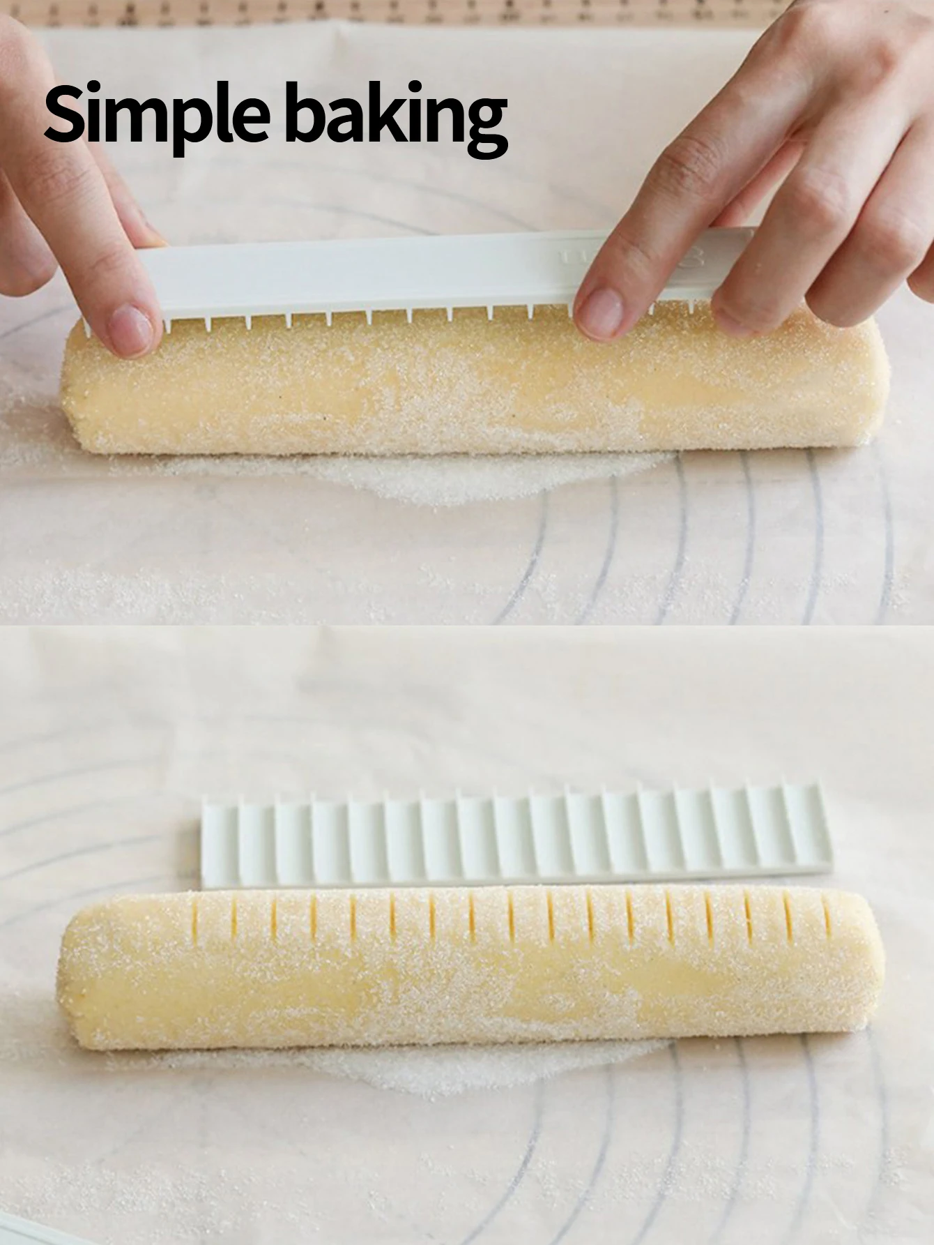 Juego de 8 reglas para galletas estilo japonés, controlador de grosor múltiple para rollos de pastel, herramienta de tamaño para hornear fácil de usar