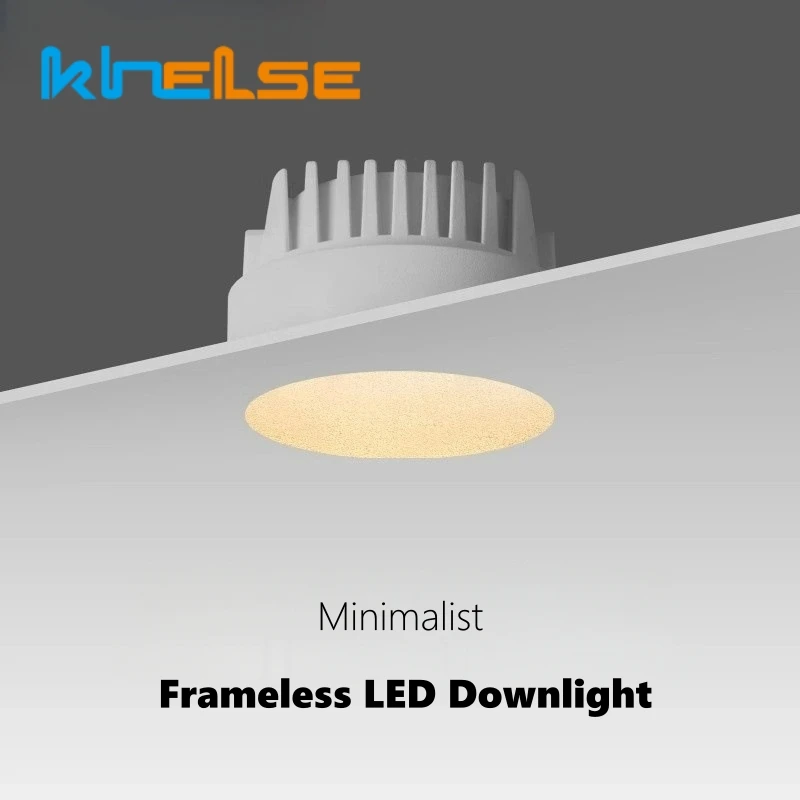 

Minimalist Frameless LED Downlight Corridor Recessed Anti-glare Aluminum Ceiling Lamp Living Room No main Light Spotlight 7W 12W