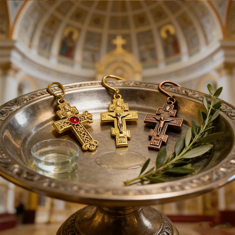 Neue 2026 Traditionelle Orthodoxe Kruzifix-Lesezeichen-Kollektion Gold & Antik-Kupfer Hochwertiges christliches Geschenk für Bibelstudium & Gebet – Detail 14