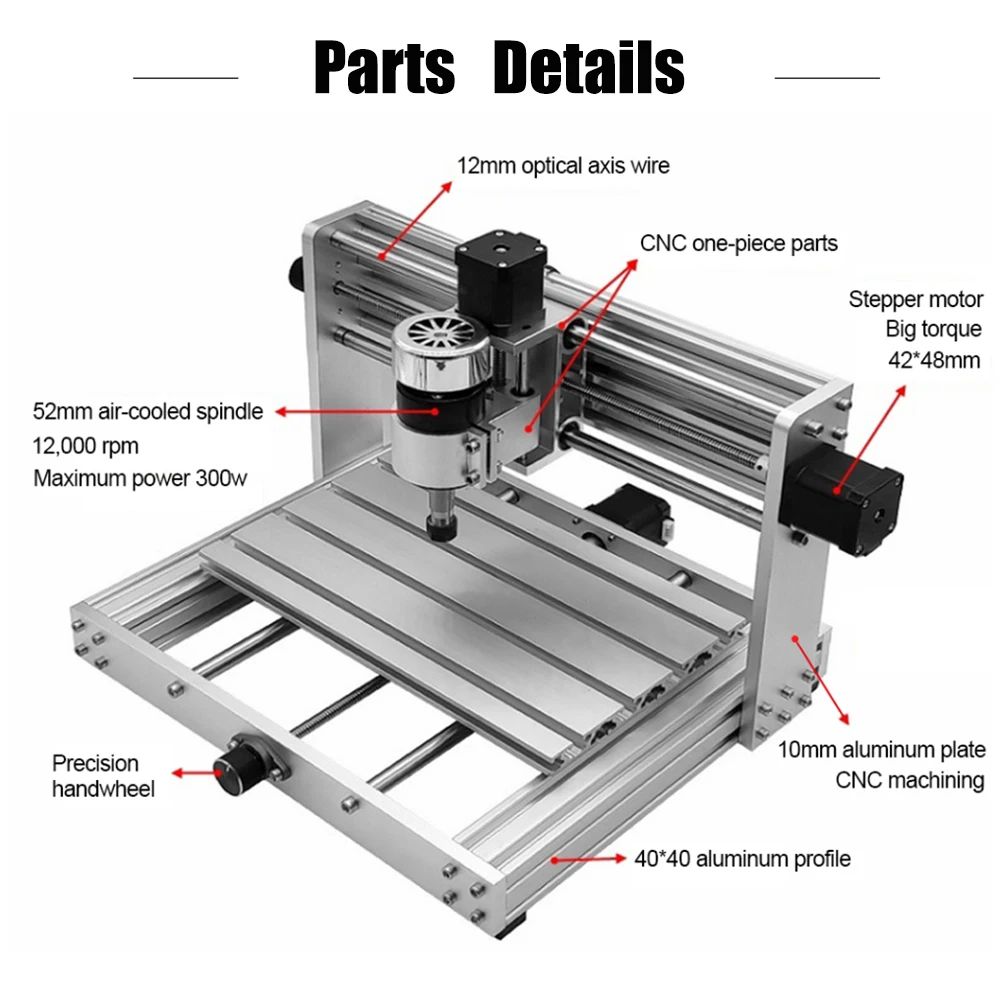 200w Spindel gravur maschine cnc max Holz fräser Fräsmaschine grbl Laser gravur maschine für Holz acryl