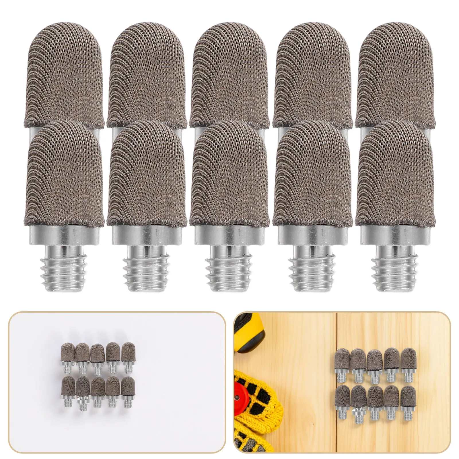 

10Pcs Capacitive Stylus Replacement Tips Mesh Fiber Nibs for Accurate Touchscreen Writing Drawing Touchscreen Pen Precision