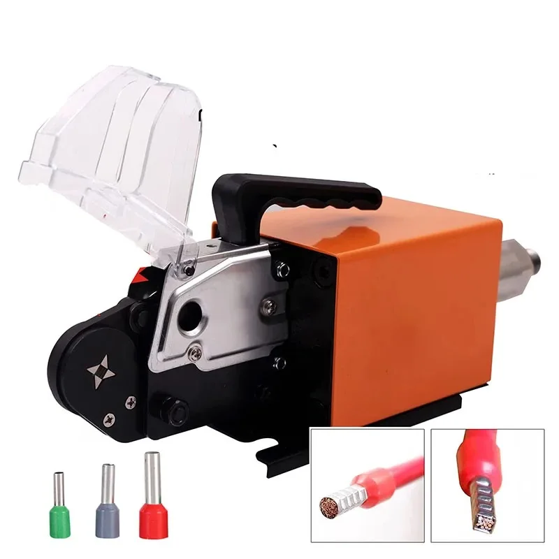 AM6‑4 Pneumatic Tubular Pre‑Insulated Terminal Crimping Tool Quadrilateral Crimp Pliers For Electrical Wire Harness Processing