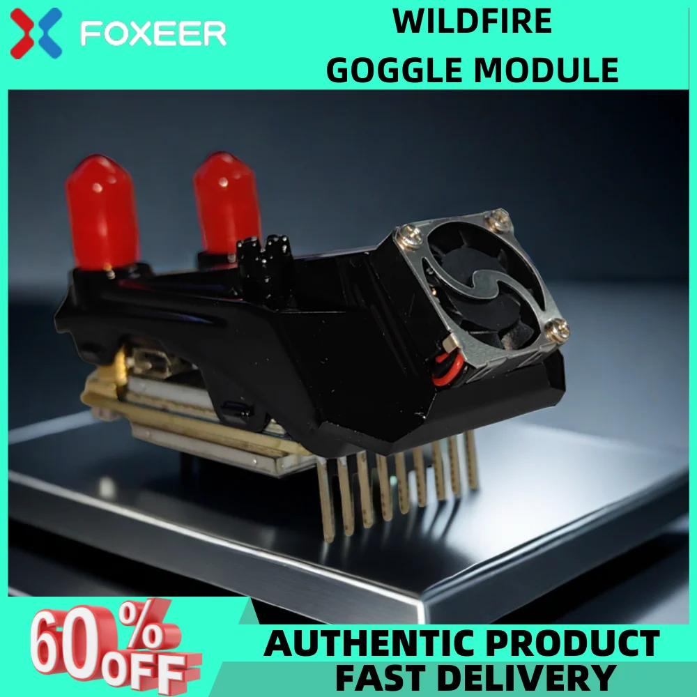 

Foxeer Wildfire 5,8G Goggle с двумя приемниками, модуль для Fatshark Dominator, все серии V1 V2 V3 V4 HD3 HDO FPV, очки