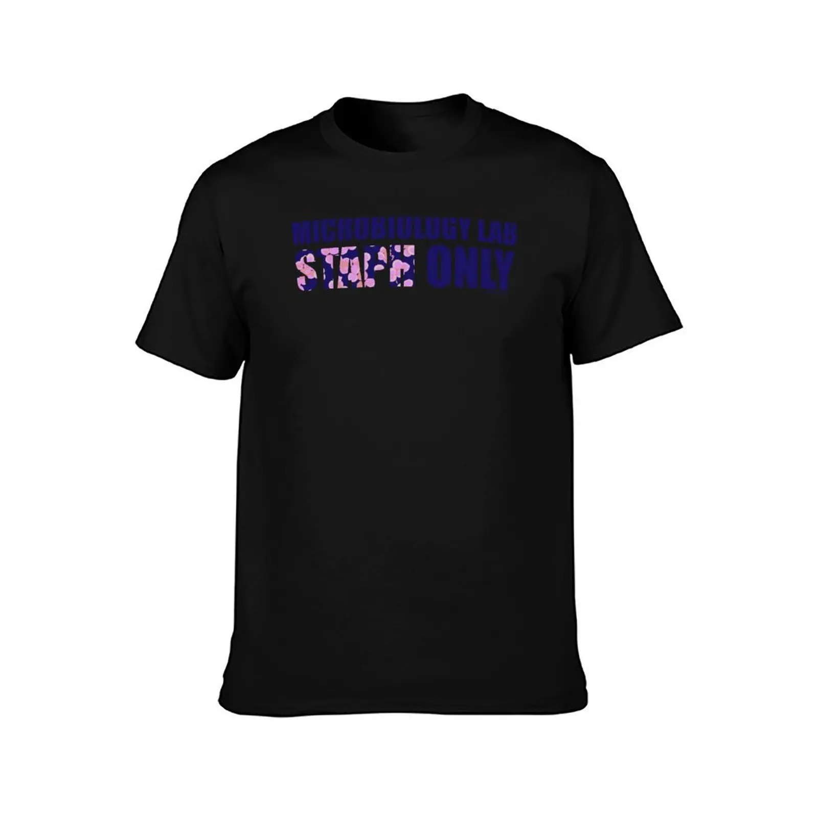 Microbiology Lab - Staph Only (Blue / Pink) T-Shirt Classic Print Short Sleeve Shirt